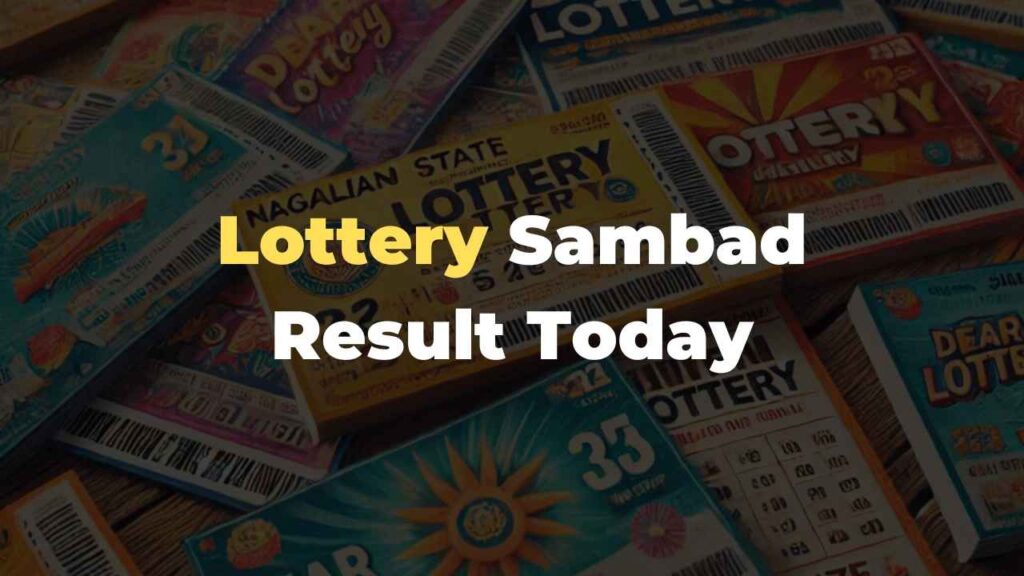 Lottery Sambad Result Today